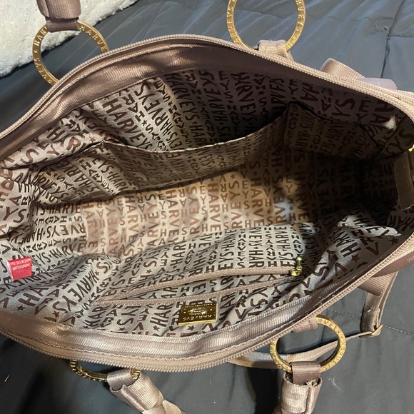 Gently Used RARE color Harvey’s Lola Satchel in Champagne - Picture 4 of 6
